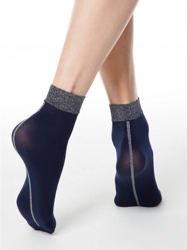 Носки полиамидные женские FANTASY (люрекс) 16С-125СП, р. 36-39, marino - 2