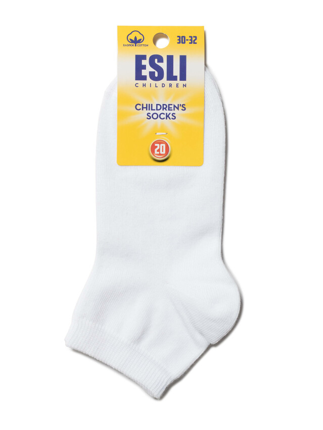 Носки детские ESLI (короткие) 19С-143СПЕ, р.14, 000 белый - 2