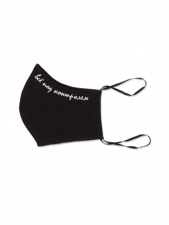 Повязка на лицо F 05, р.15 х 23, black - 3