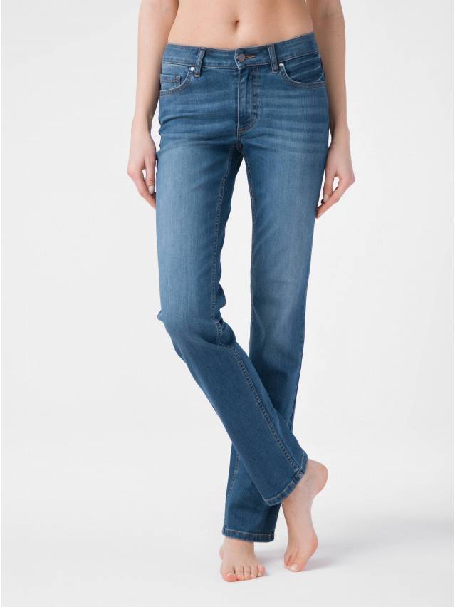 Джинсы straight со средней посадкой CON-154 Lycra®, р.170-102, mid stone - 1