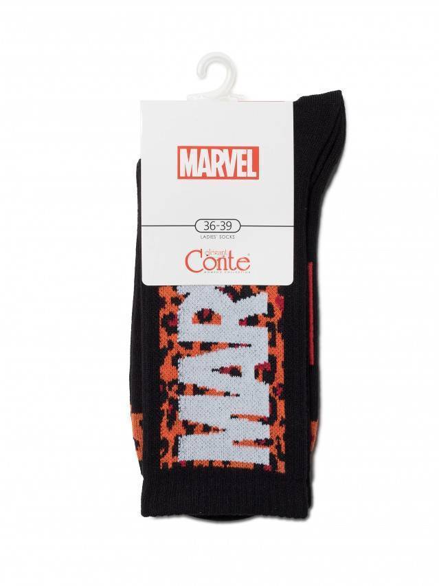 Носки женские хлопковые ©MARVEL 19С-116СПМ, р. 36-39, 178 черный - 3