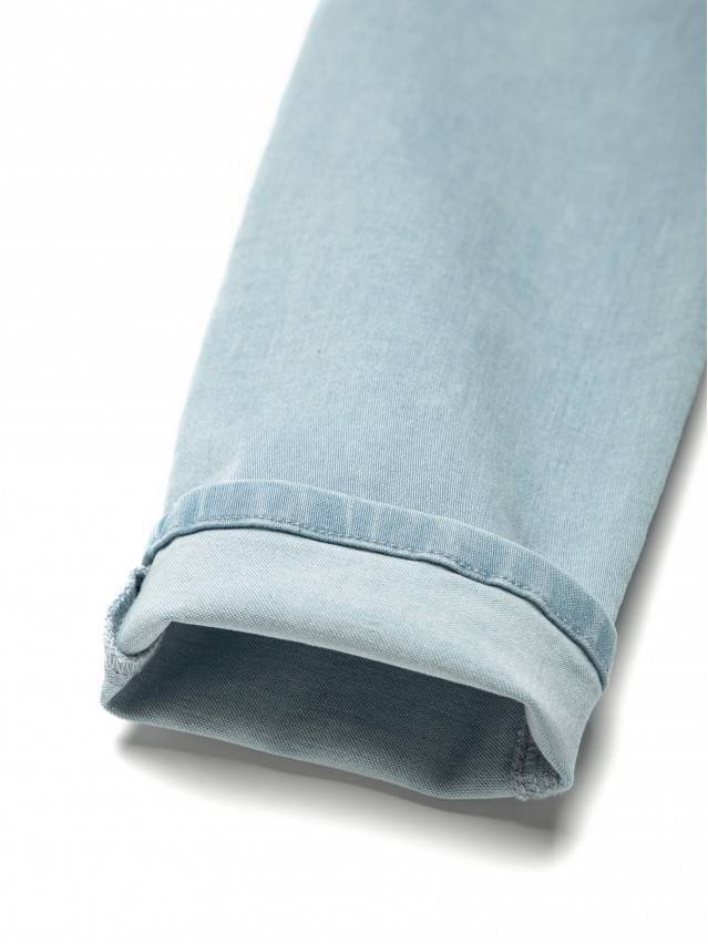 Джинсы Skinny c высокой посадкой CON-115, р.170-90, bleach blue - 9