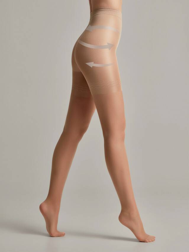Колготки полиамидные женские CONTROL 20 8С-75СП, p. 2, bronz - 3