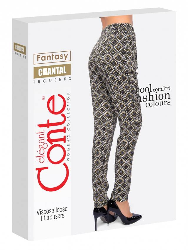Брюки женские CHANTAL 15С-070ТСП, p. 164-64-92, yellow - 4