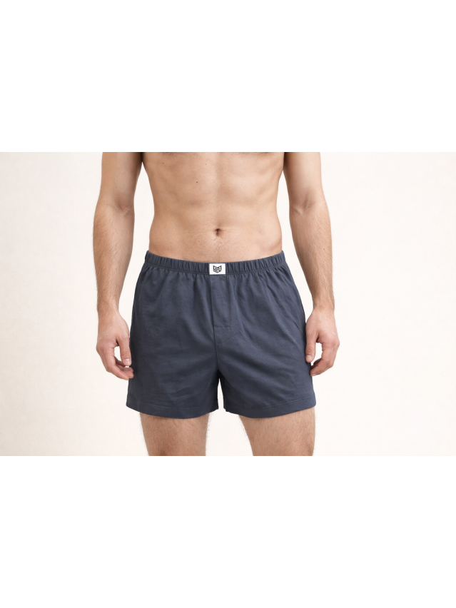 Чоловічі труси BASIC BOXER MS 101, р.XL, grafit - 1