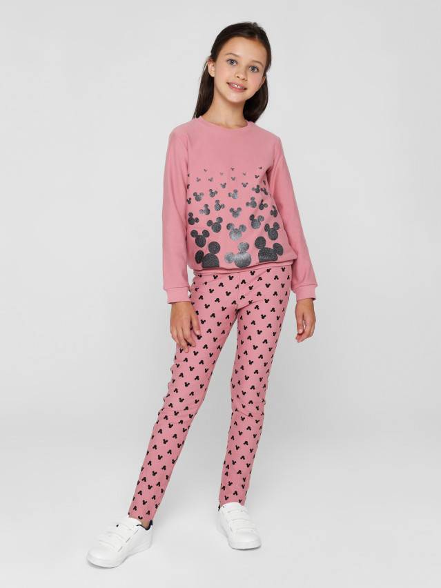 Леггинсы для девочек CE DISNEY MICKEY STYLE, р.104,110-56, dusty rose - 2