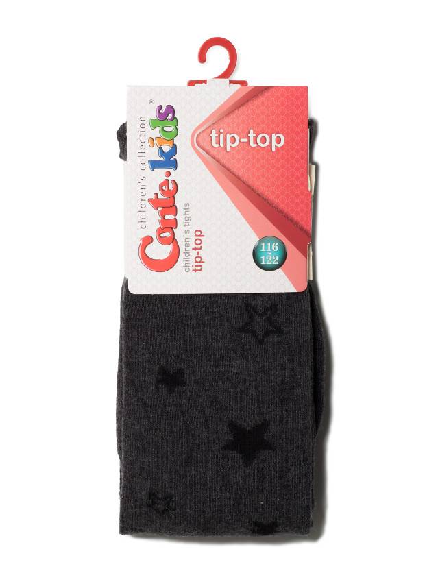 Колготки детские TIP-TOP, р.116-122 (18),543 темно-серый - 2