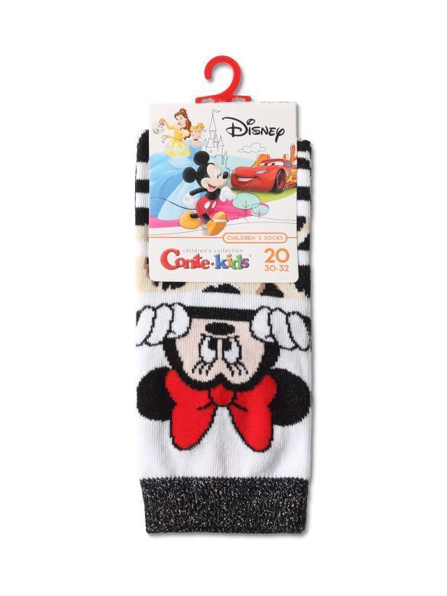 Носки детские CK DISNEY 17С-126СПМ, р.20, 682 белый-черный - 2