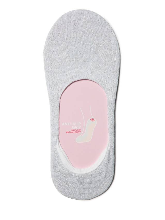 Подследники женские CLASSIC (люрекс) 17С-62СП, р. 36-37, светло-серый, рис. 000 - 2