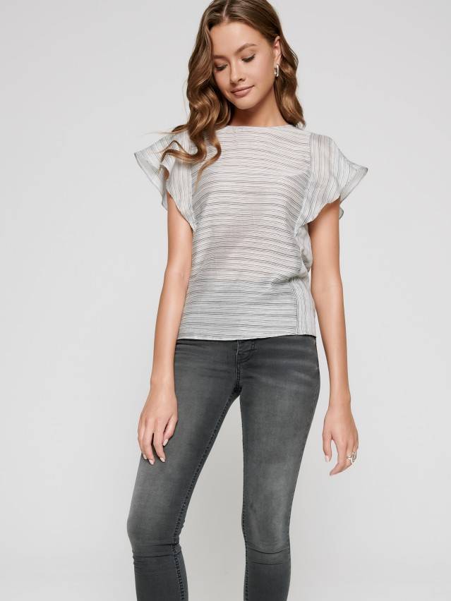 Блузка LBL 1098, р.170-84-90, grey-black - 1