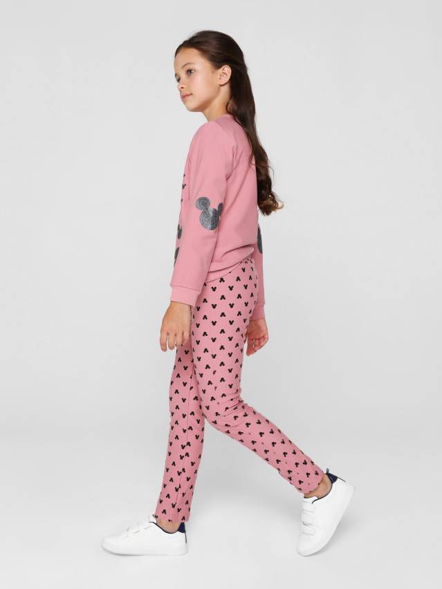 Леггинсы для девочек CE DISNEY MICKEY STYLE, р.104,110-56, dusty rose - 7