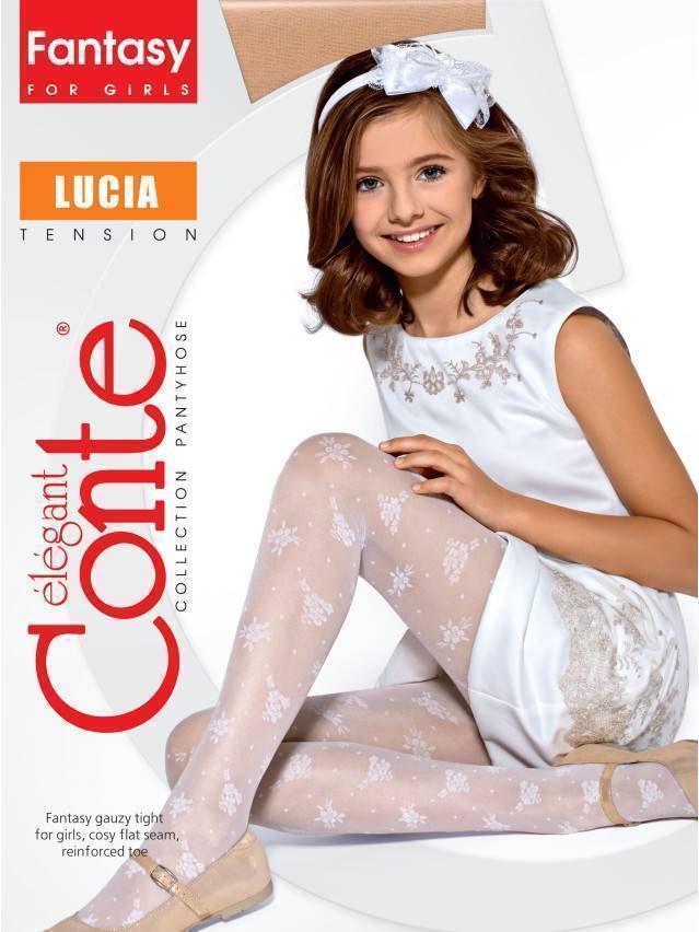 Колготки полиамидные детские LUCIA 16С-47СП, p. 104-110, bianco - 2