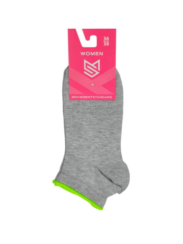 Укороченные носки с цветной резинкой M0116S - 2