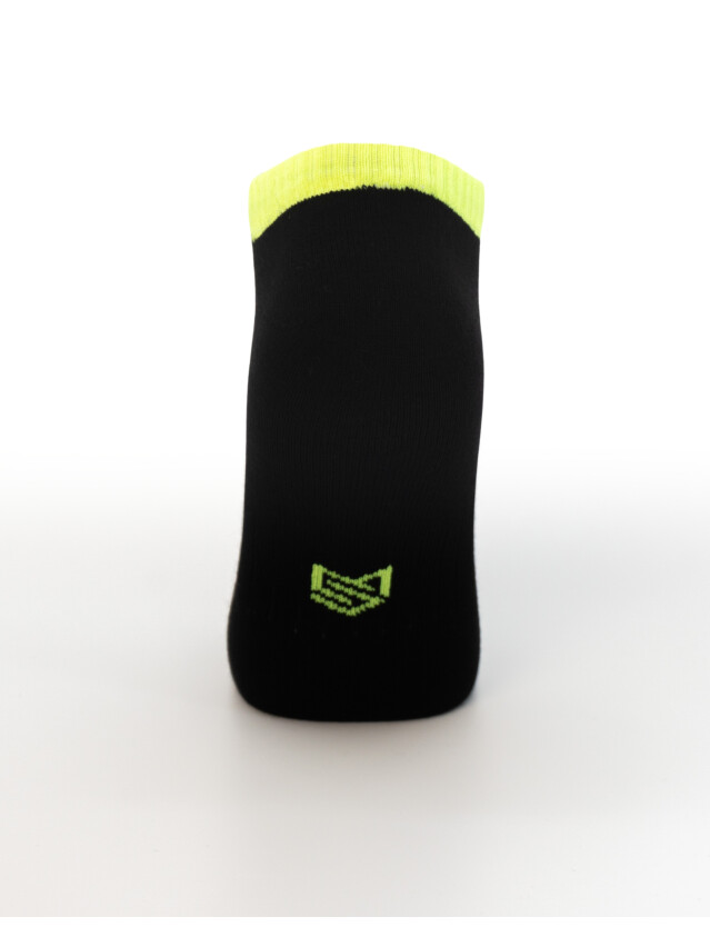 Носки MS M0305S Fancy (ультракороткие) р.42-45, 49 черно-салатовый - 4