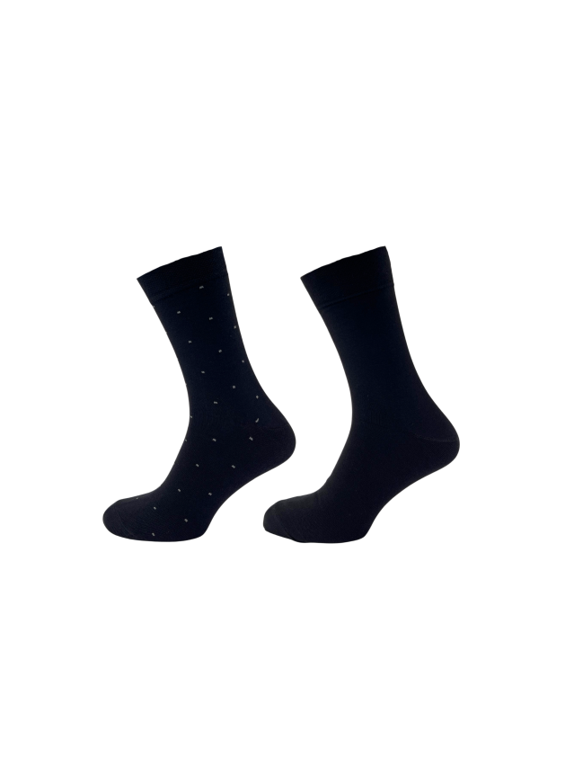 Носки муж. MS M0201/2S (2 пары),р.40-41, 00/14, черный - 2