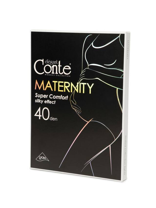 Колготки женские MATERNITY 40, р.2, nero - 5