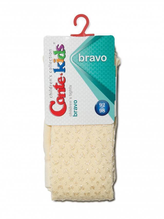Колготки хлопковые детские BRAVO (жаккардовые) 14С-123СП, p. 104-110, кремовый, рис. 371 - 2