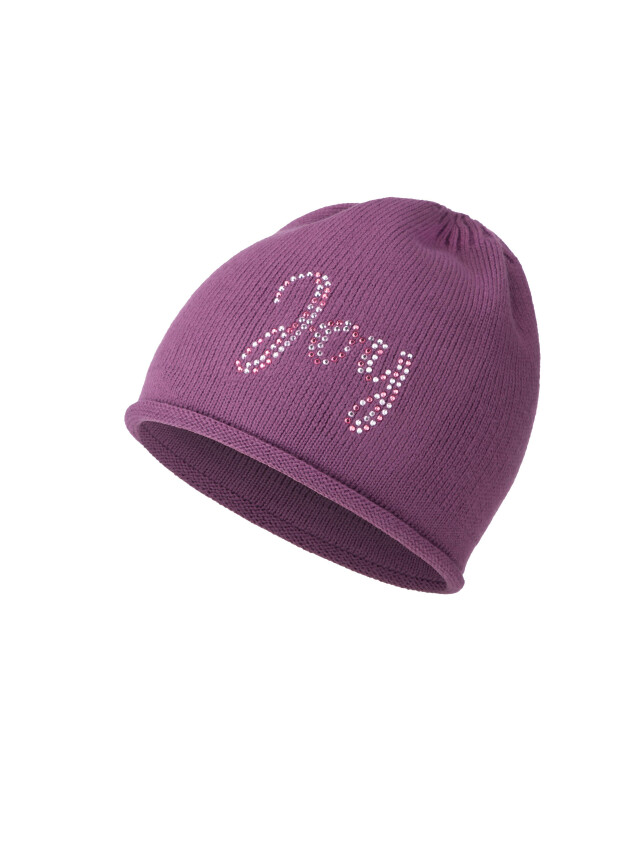 Шапка детская ESLI 17С-101СП, р.52-54, темно-сиреневый - 1