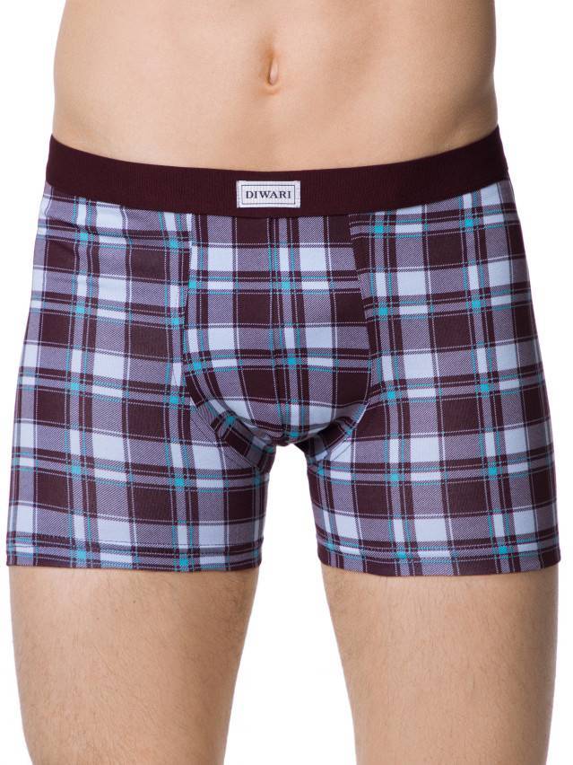 Трусы мужские SHAPE MSH 814 (в коробке),р.78,82, bordo-turquoise - 2