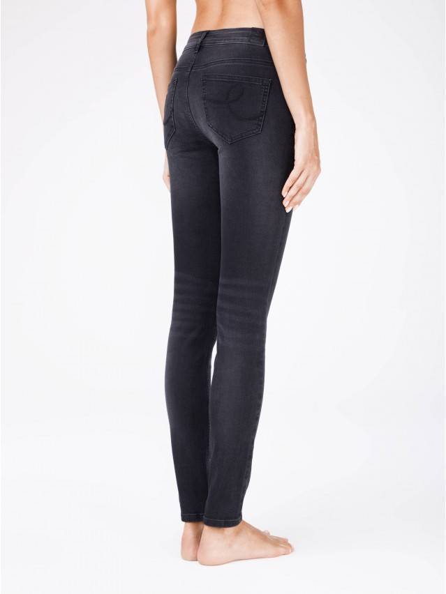 Джинсы Skinny со средней посадкой CON-100, р.170-90, черный - 2