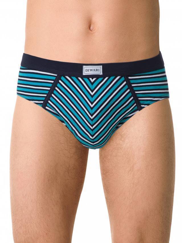 Трусы мужские BAND SLIP 811 (в коробке),р.102,106, blue - 1