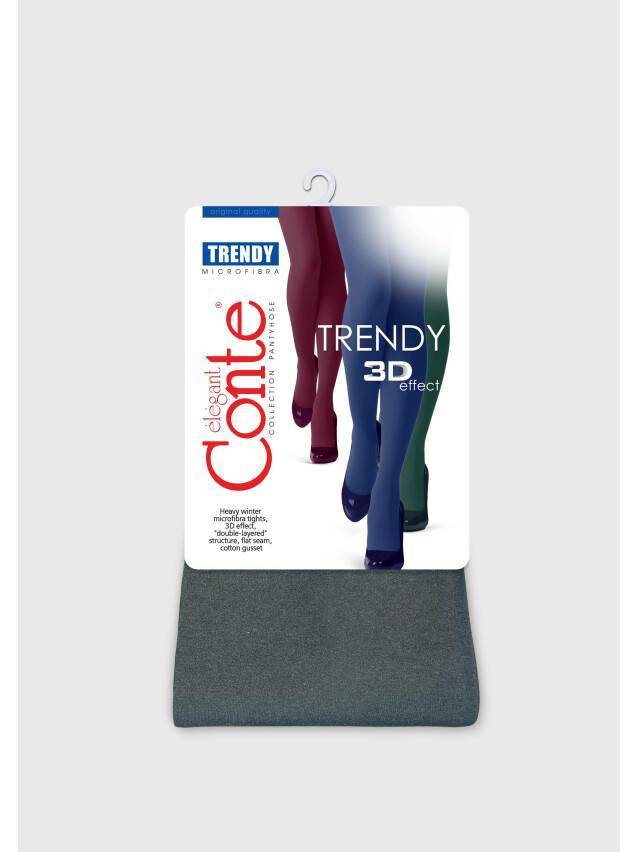 Колготки женские TRENDY MELANGE 60, р.2, verde - 5