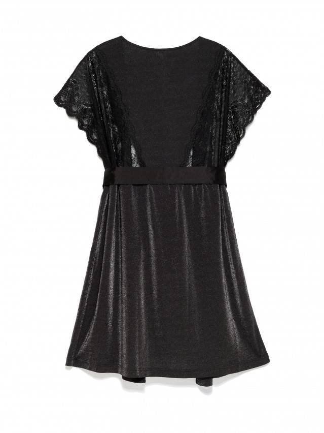 Халат женский Swarovski® LHW 1086, р.170-84-90, royal black - 4