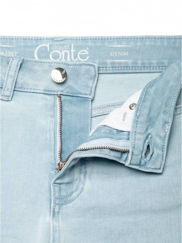 Джинсы Skinny c высокой посадкой CON-115, р.170-90, bleach blue - 8