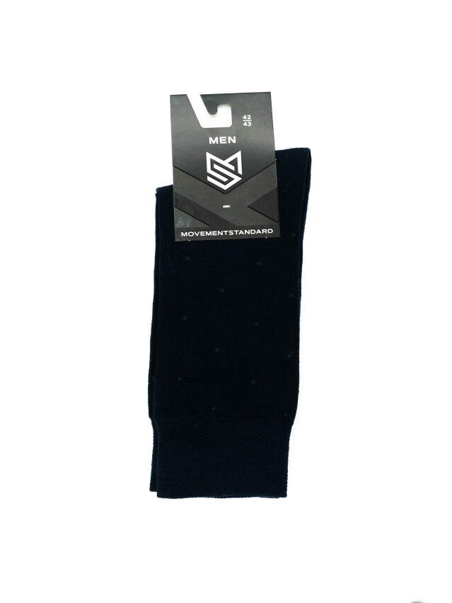 Носки мужские MS M0201S, р.40-41, 12 т. синий из зел. кап. - 2