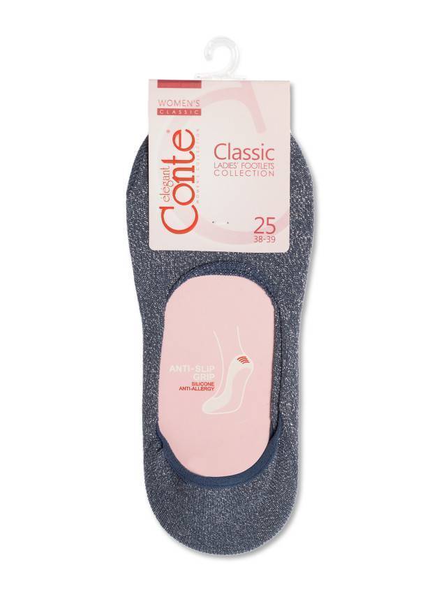 Подследники женские хлопковые CE CLASSIC (люрекс) 17С-62СП, р.36-37, 000 джинс - 3