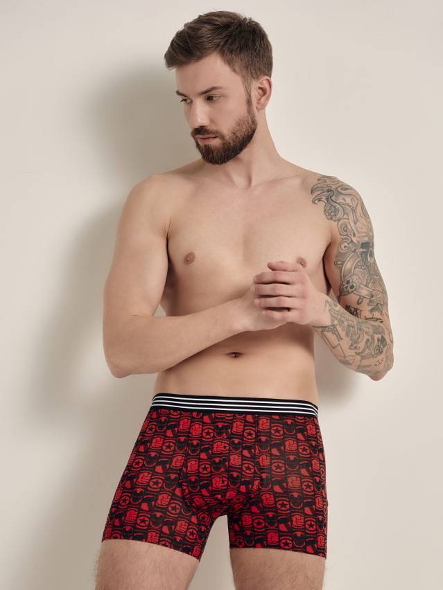 Трусы мужские ©Marvel MSH 940 (в коробке),р.78,82, red-nero - 1