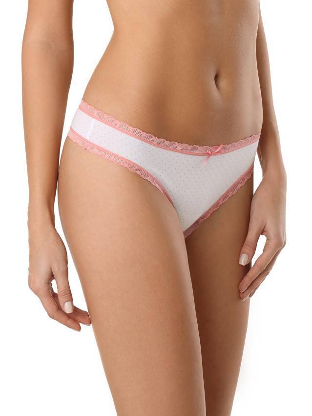 Трусы женские LAZY DAYS LST 1004 (на вешалке),р.90, white-dusty rose - 1