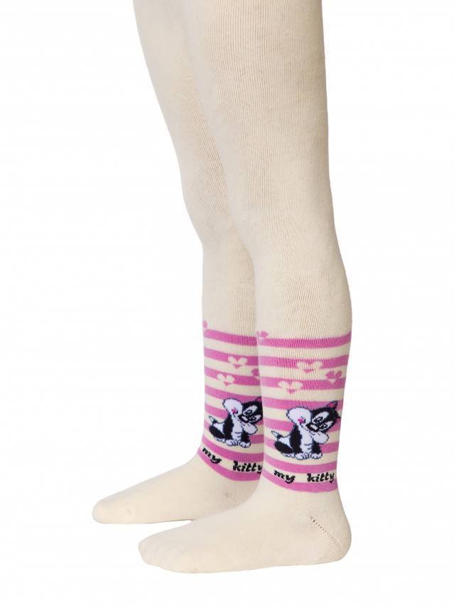 Колготки хлопковые детские SOF-TIKI 7С-38СП, p. 62-74, кремовый, рис. 390 - 1