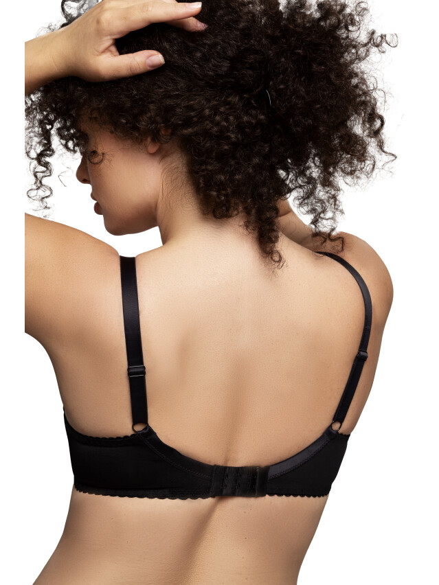 Бюстгальтер semi soft 132664 , р.80B, черный - 2