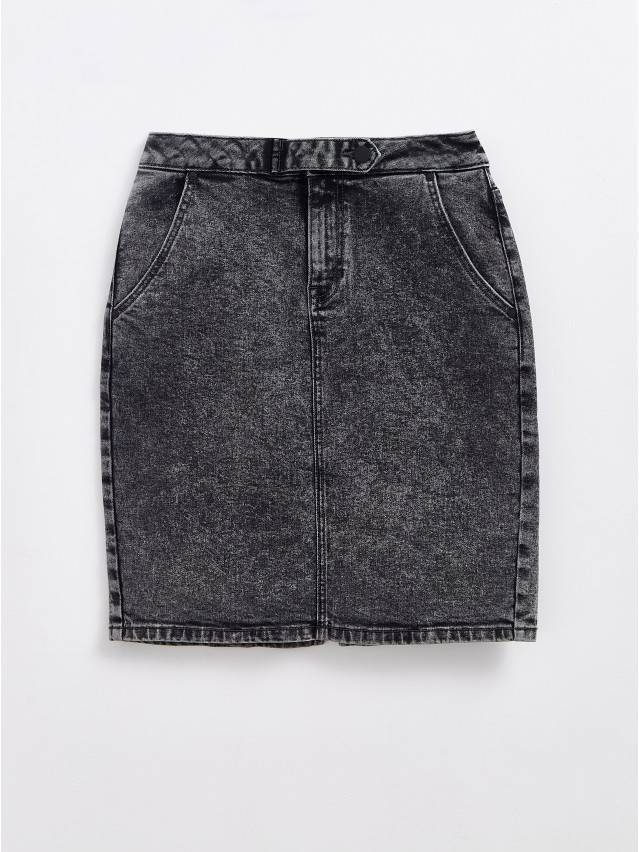 Юбка джинсовая женская CE CON-385, р.170-90, acid washed grey - 9