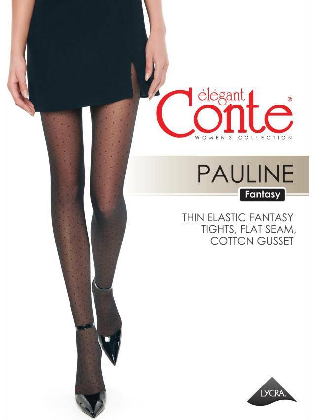 Колготки женские CE FANTASY PAULINE, р.2, nero - 5