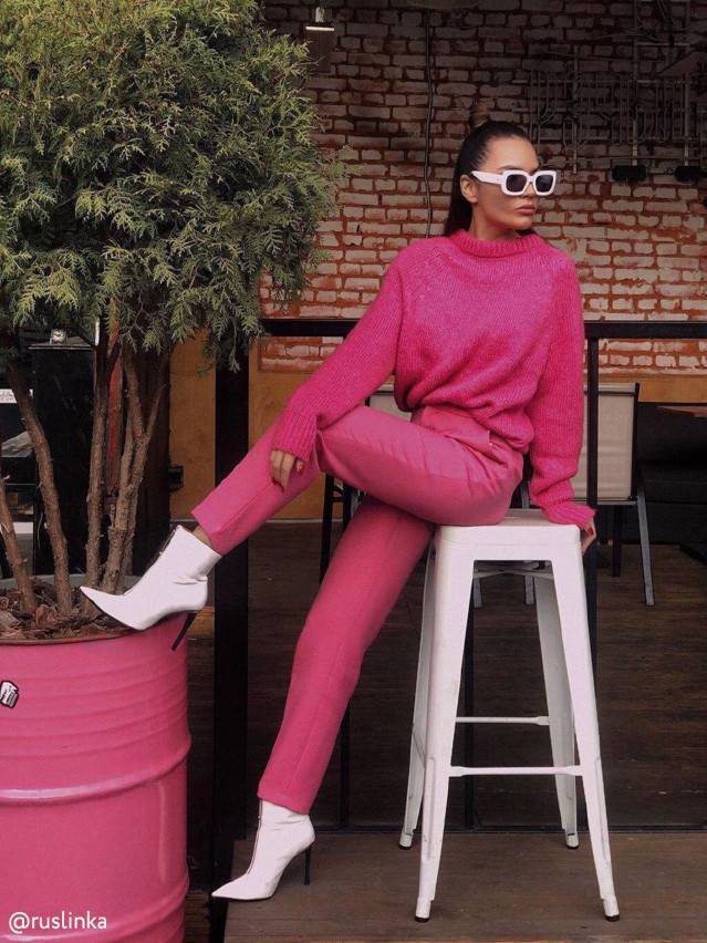 Джемпер LDK 075 18С-265СП, р.170-88, pink sorbet - 5