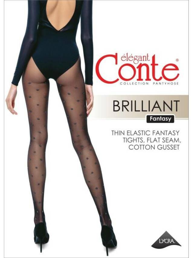 Колготки женские FANTASY BRILLIANT, р.2, nero - 7