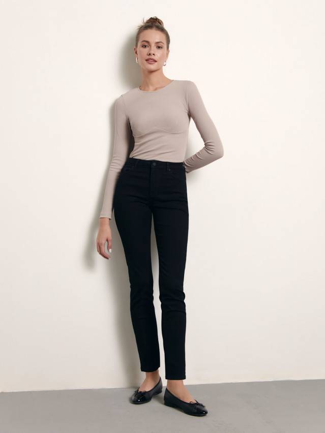 Джинсы женские CE CON-359, р.170-90, deep black - 2
