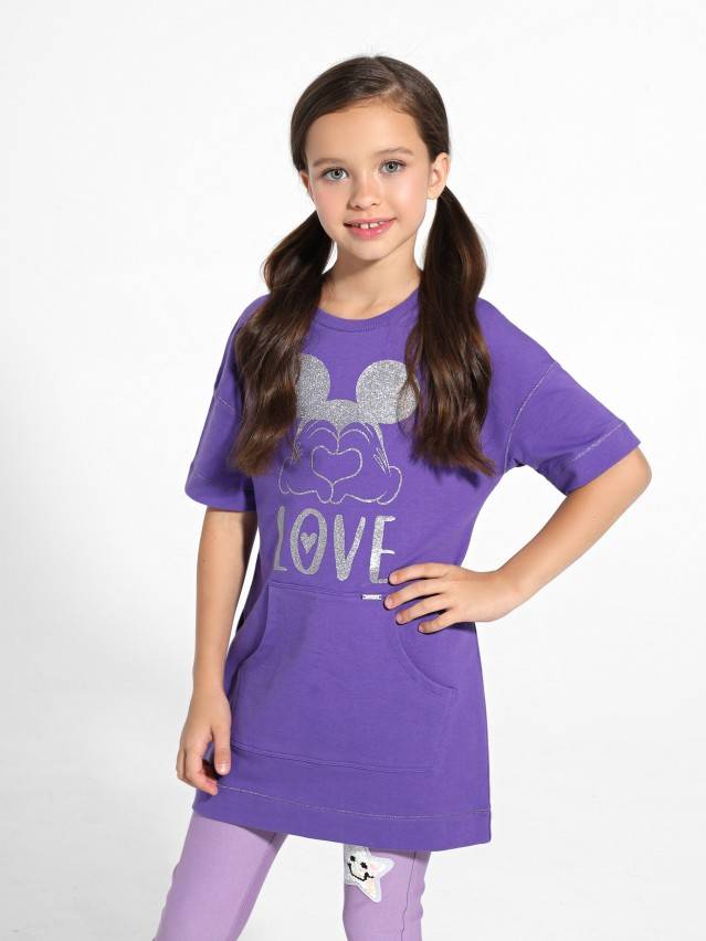 Туника для девочек ©Disney DTH 956, р.128,134-68, royal violet - 2