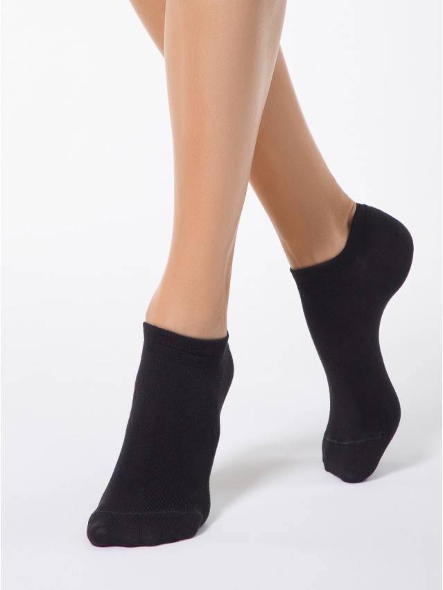 Носки вискозные женские ACTIVE (короткие, tencel) 15С-77СП, р. 36-37, черный, рис. 079 - 1