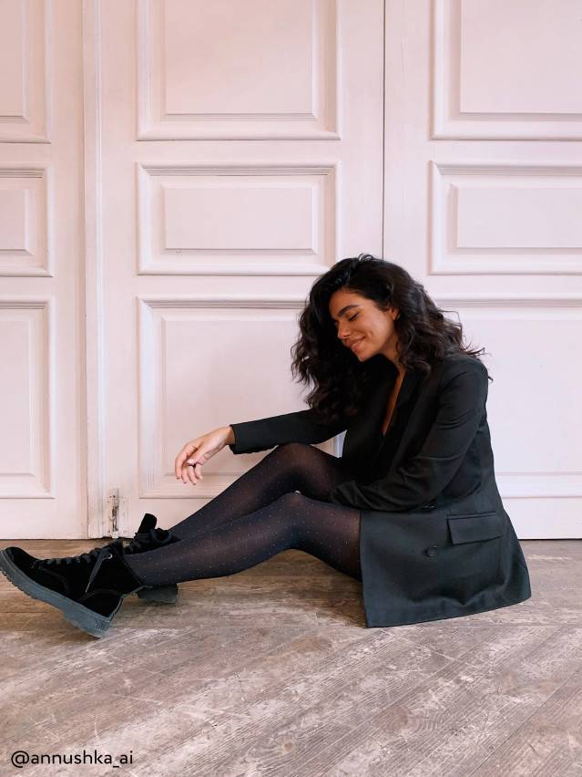 Колготки женские FANTASY POINT, р.2, nero - 3