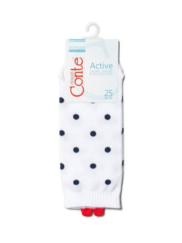 Носки жен. хлопковые CE ACTIVE 20С-18СП, р.36-37, 222 белый - 4