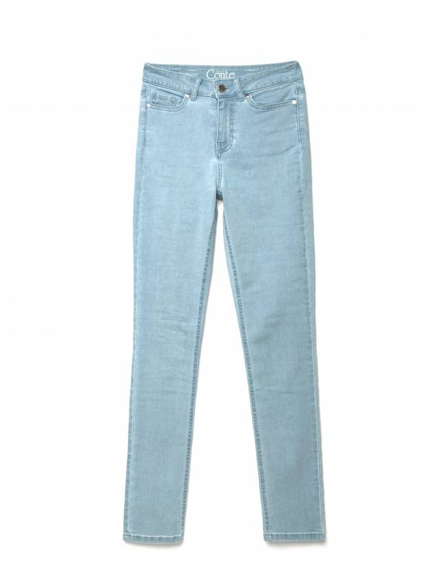 Джинсы Skinny c высокой посадкой CON-115, р.170-90, bleach blue - 4