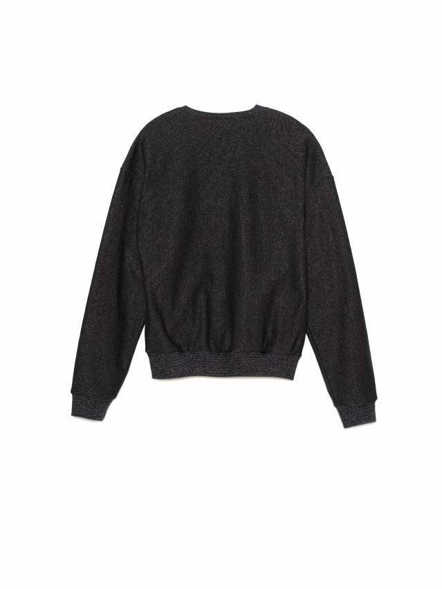 Свитшот LD 1043-1, р.170-84, shiny black - 5
