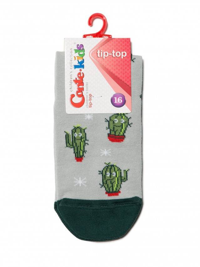 Носки детские TIP-TOP (антискользящие) 7С-54СП, р.16, 393 светло-серый - 2