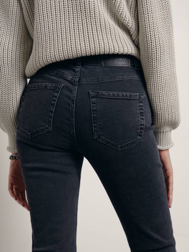 Брюки джинсовые жен. CE CON-366, р.170-102, washed black - 5