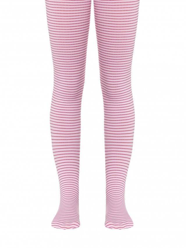 Колготки детские нарядные MARCIA 16С-52СП, p. 104-110, bordo-light pink - 1