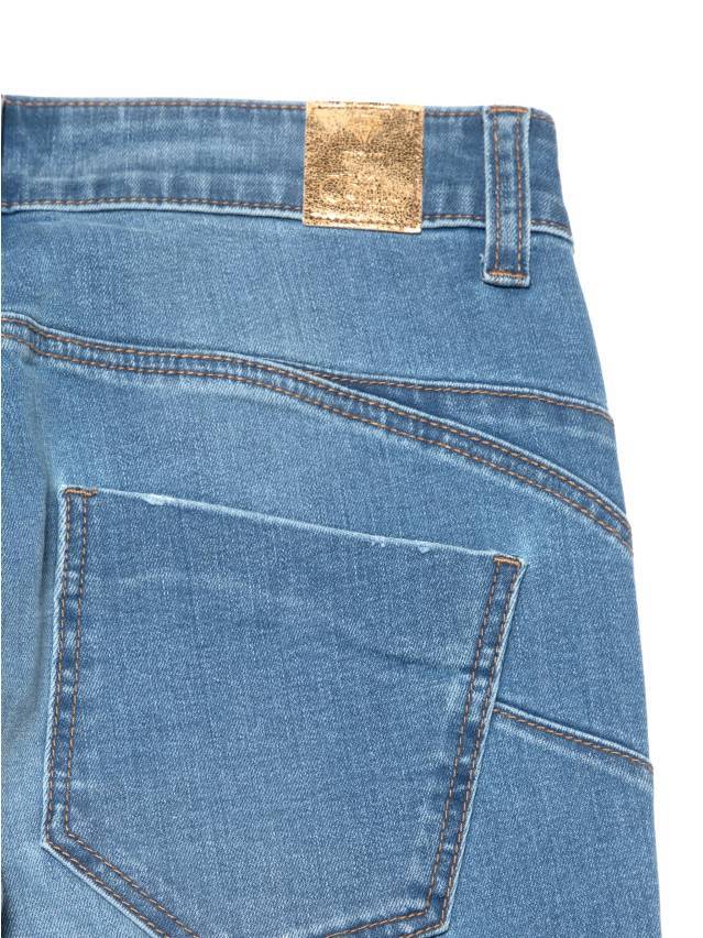 Джинсы skinny push up с высокой посадкой CON-143, р.170-102, washed mid blue - 7