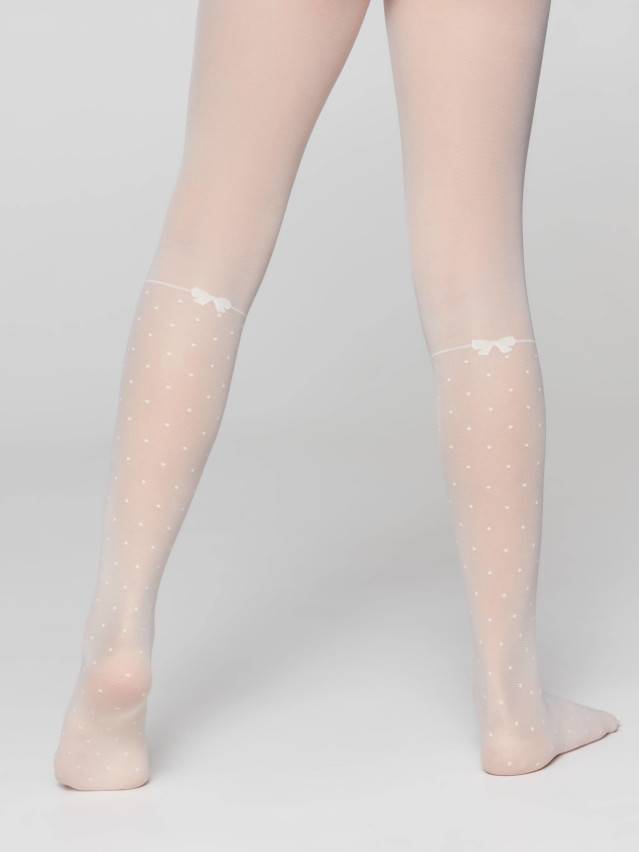 Колготки детские нарядные CE MILANA, р.104-110, milk - 2